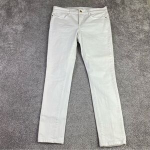 Frame Denim Le Garcon Jeans Women's 27 White Skinny Low Rise Stretch